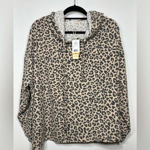 C&C California Animal Print Hoodie 3X NWT